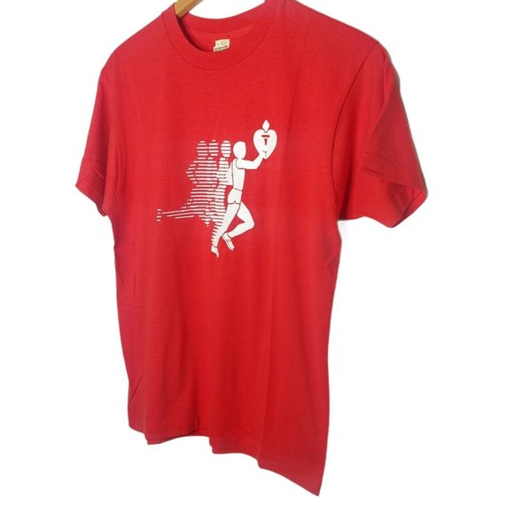 Vtg Single Stitch Am Heart Association Single Stitch Screen Stars Men L T Shirt - Picture 3 of 8